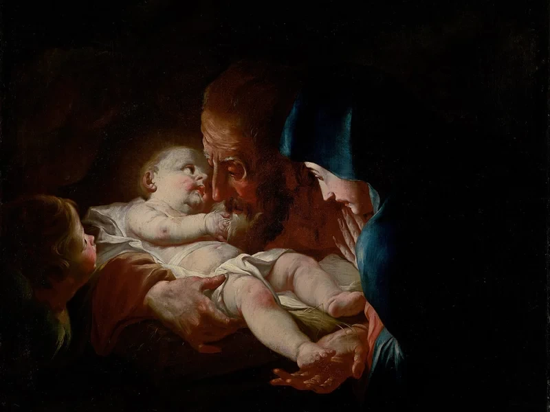 1724-Franz Xaver Karl Palko - San Giuseppe con la famiglia - Galleria nazionale slovacca